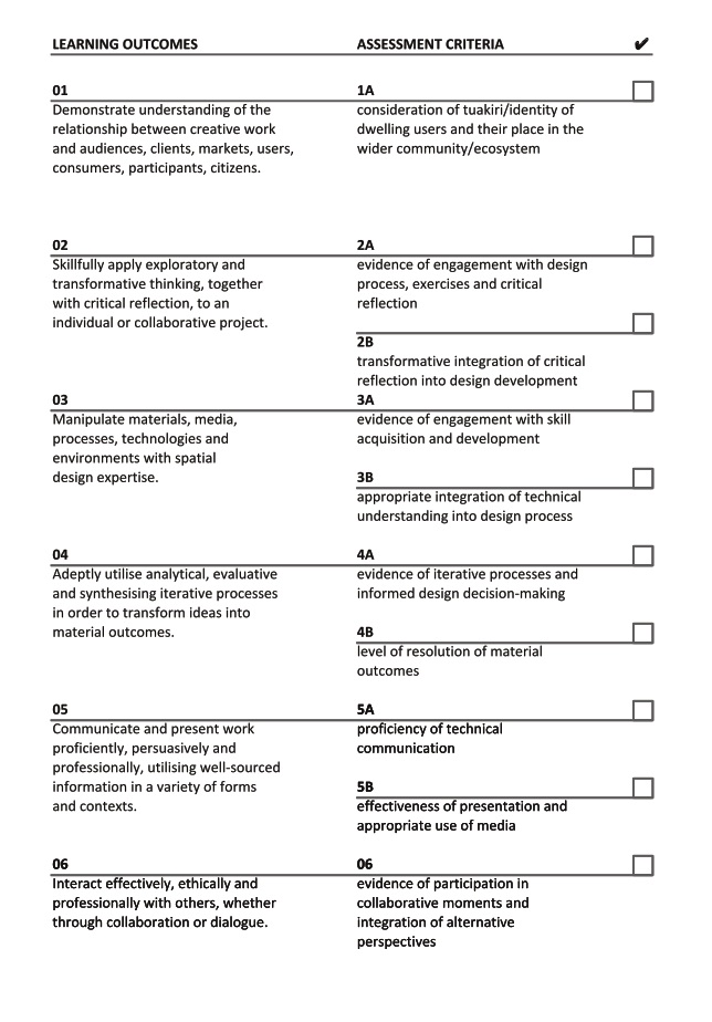 358 checklist