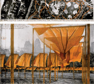 Christo and Jean Claude - The Gates. Project for Central Park